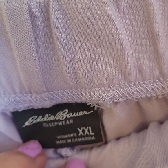 Eddie Bauer Women's Lilac Pajama Set SZ - Picture 6 of 9